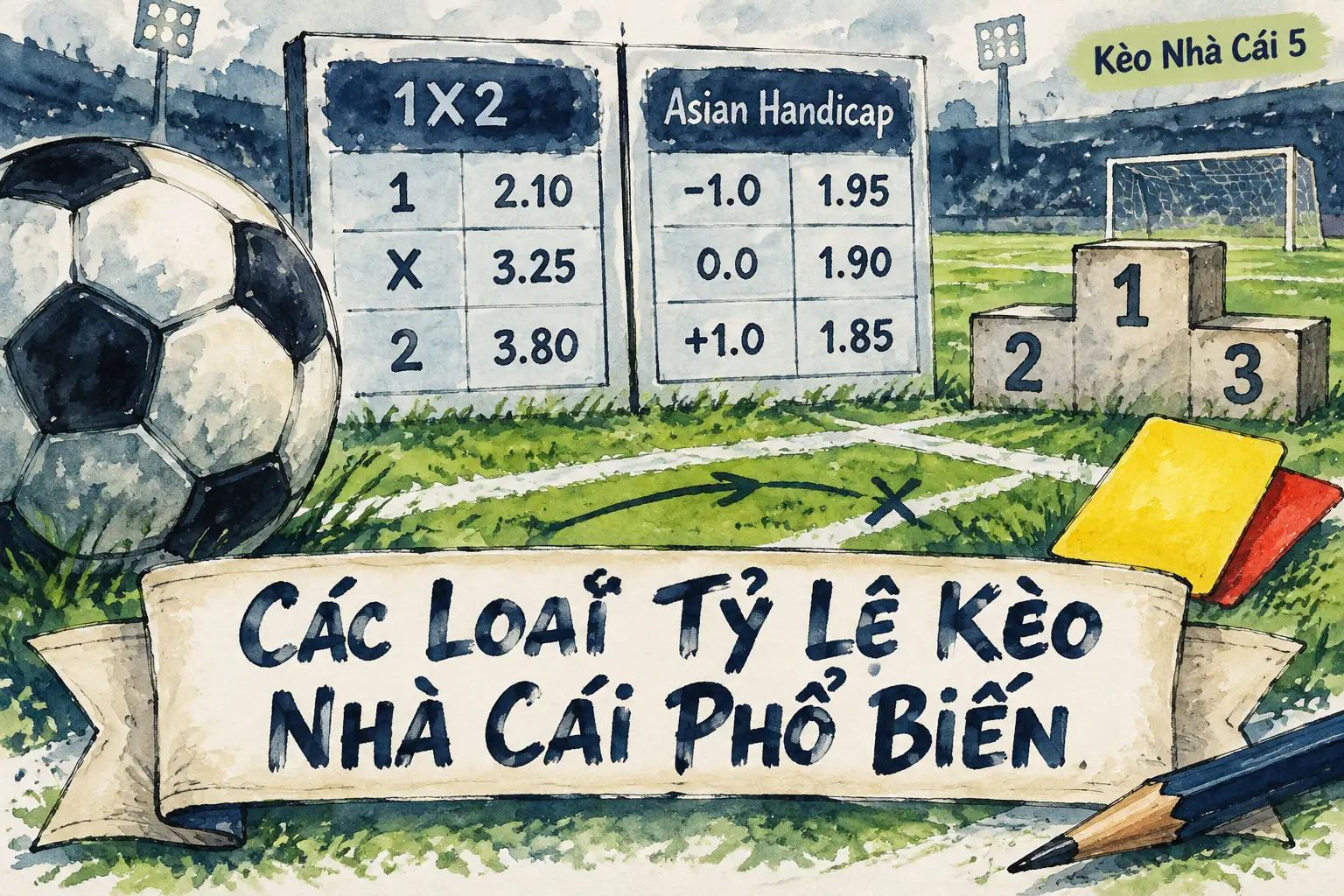 Hướng dẫn cách đọc tỷ lệ kèo nhà cái chi tiết